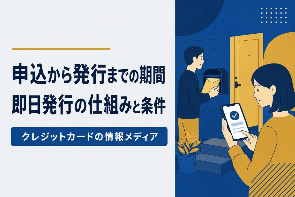 申込から発行までの期間｜即日発行の仕組みと条件