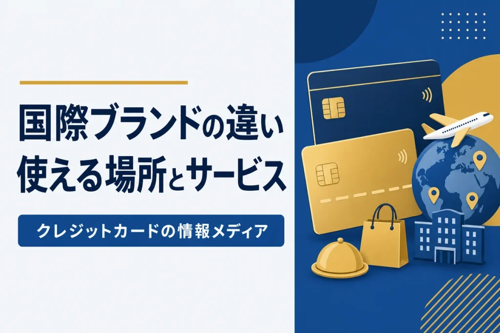国際ブランドの違い使える場所とサービス