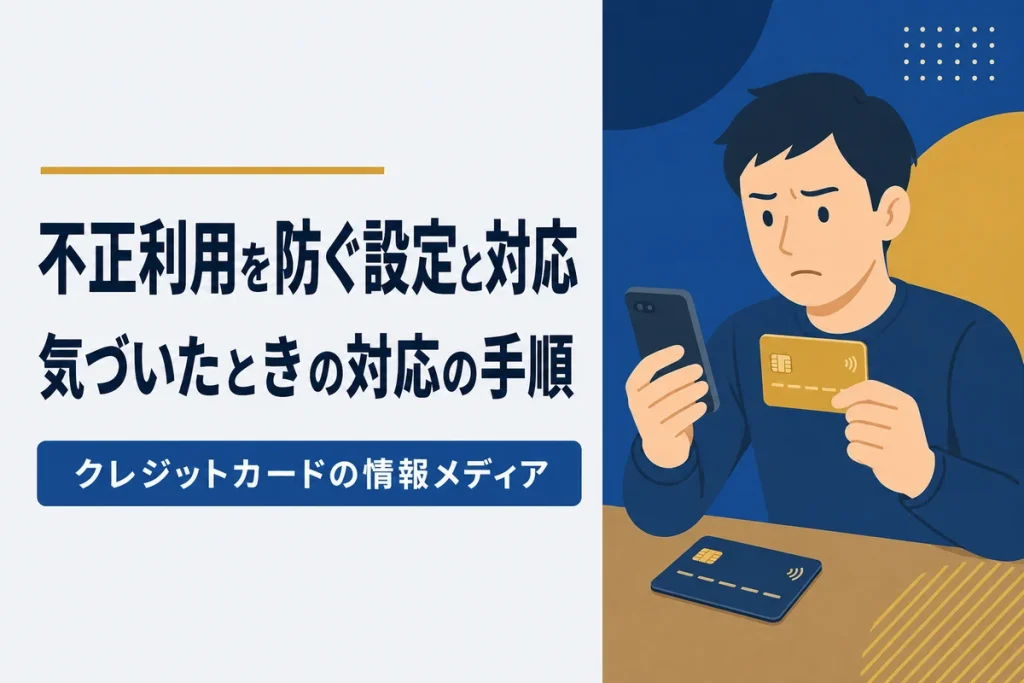 不正利用を防ぐ設定と、気づいたときの対応の流れ