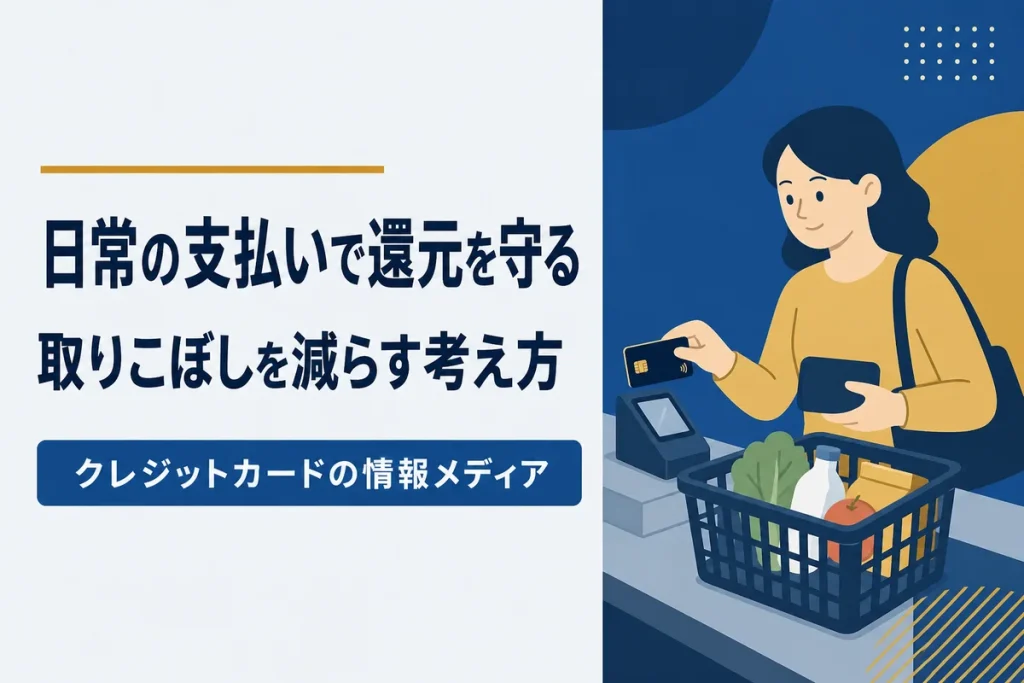 日常の支払いで還元を落とさないための考え方
