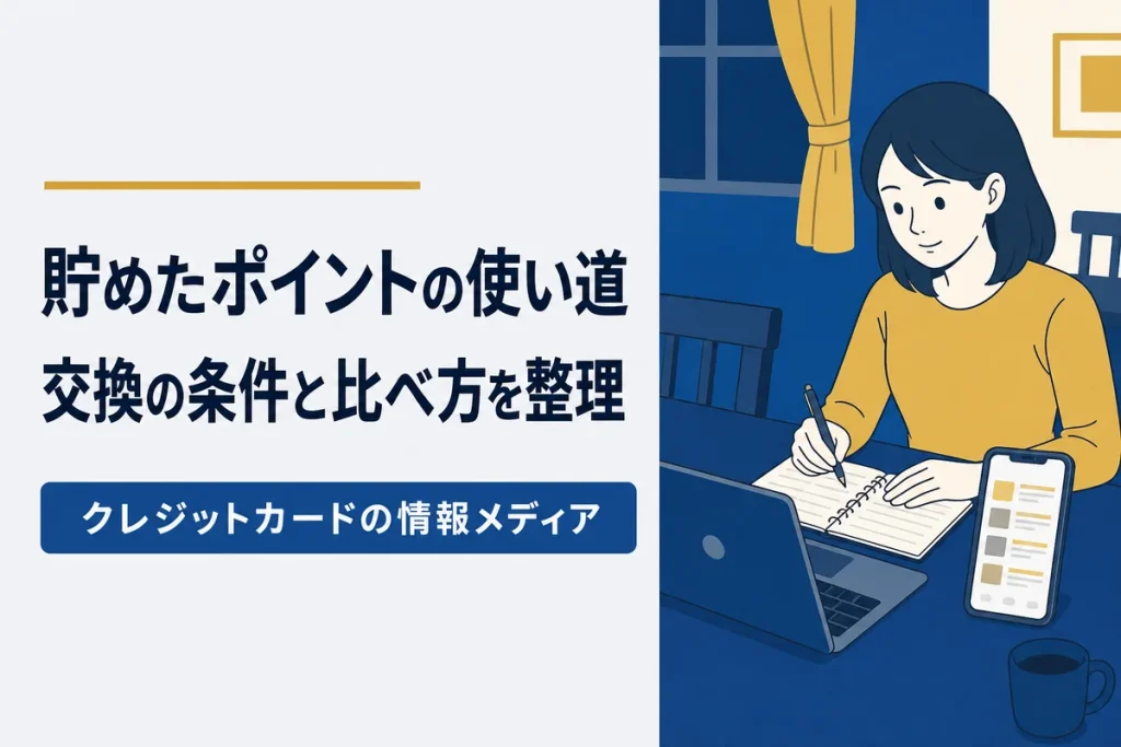 貯めたポイントの使い道の比較｜交換レートの見方
