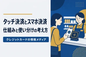 タッチ決済とスマホ決済の仕組み｜使い分けの考え方